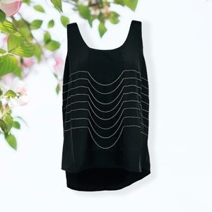 LINE & Dot Top with Real Chains